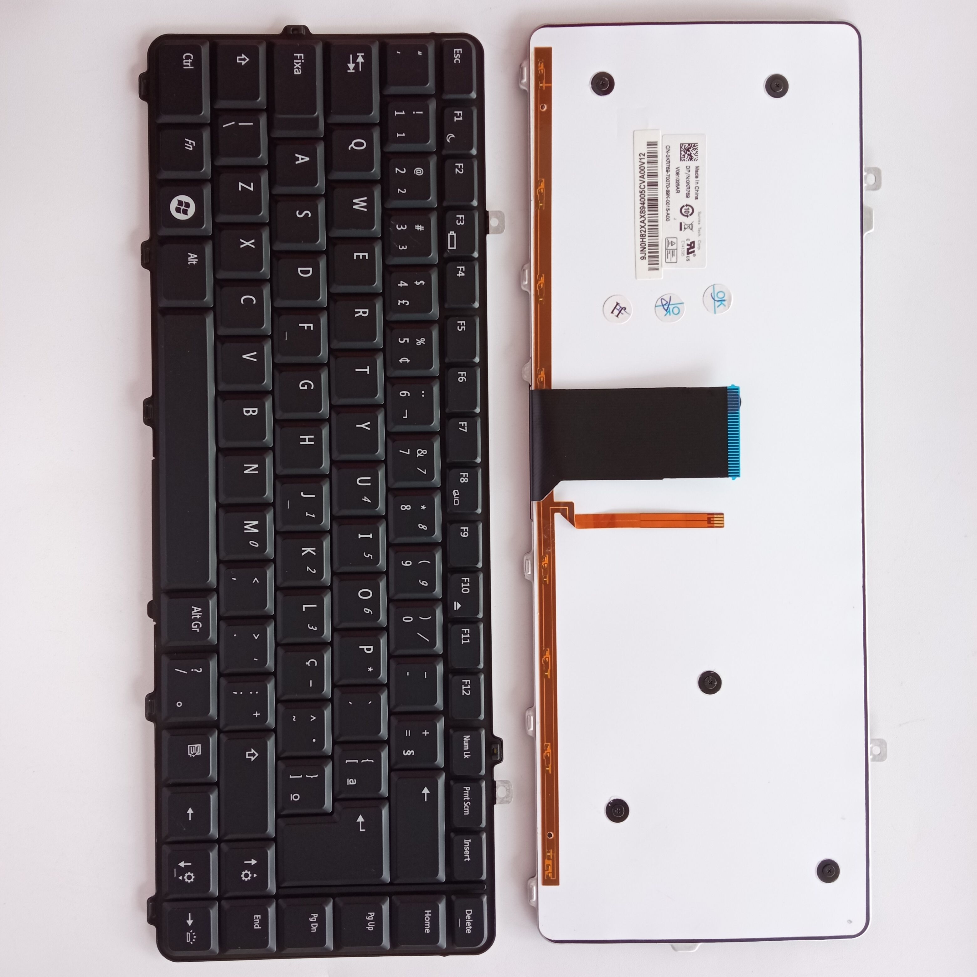 Picture of New Replacement Laptop Keyboard For DELL 1555/1535 BLACK Backlit BR Layout